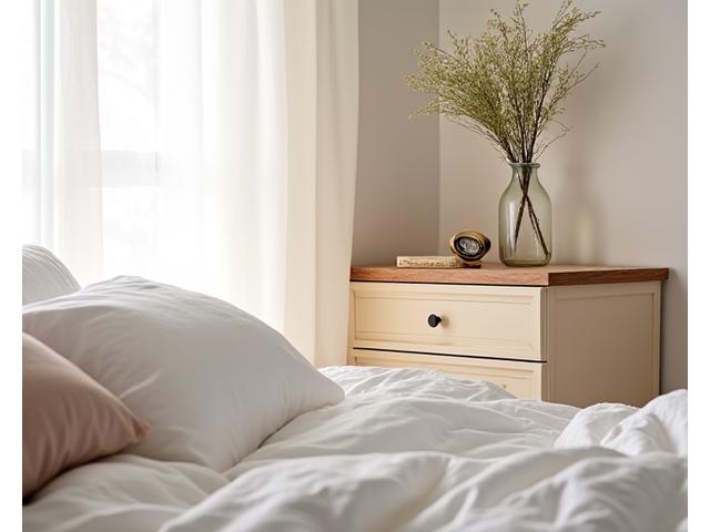 Commode ou chevet de style scandinave en bouleau